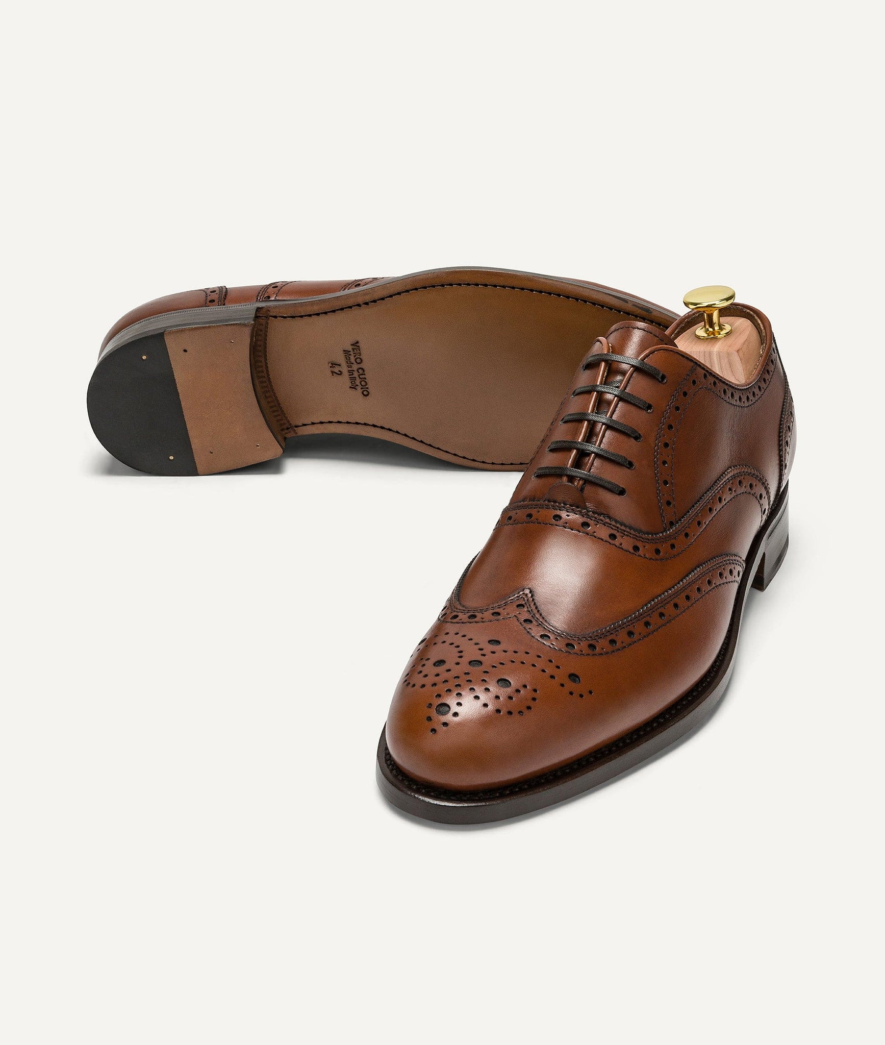 Oxford Full Brogue in Calf Leather