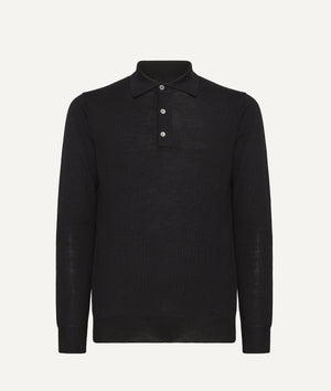 Polo Shirt in Merino Wool