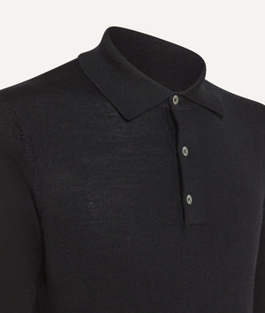 Polo Shirt in Merino Wool