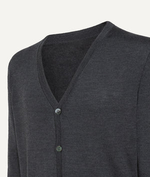 Cardigan in Extrafine Merino Wool