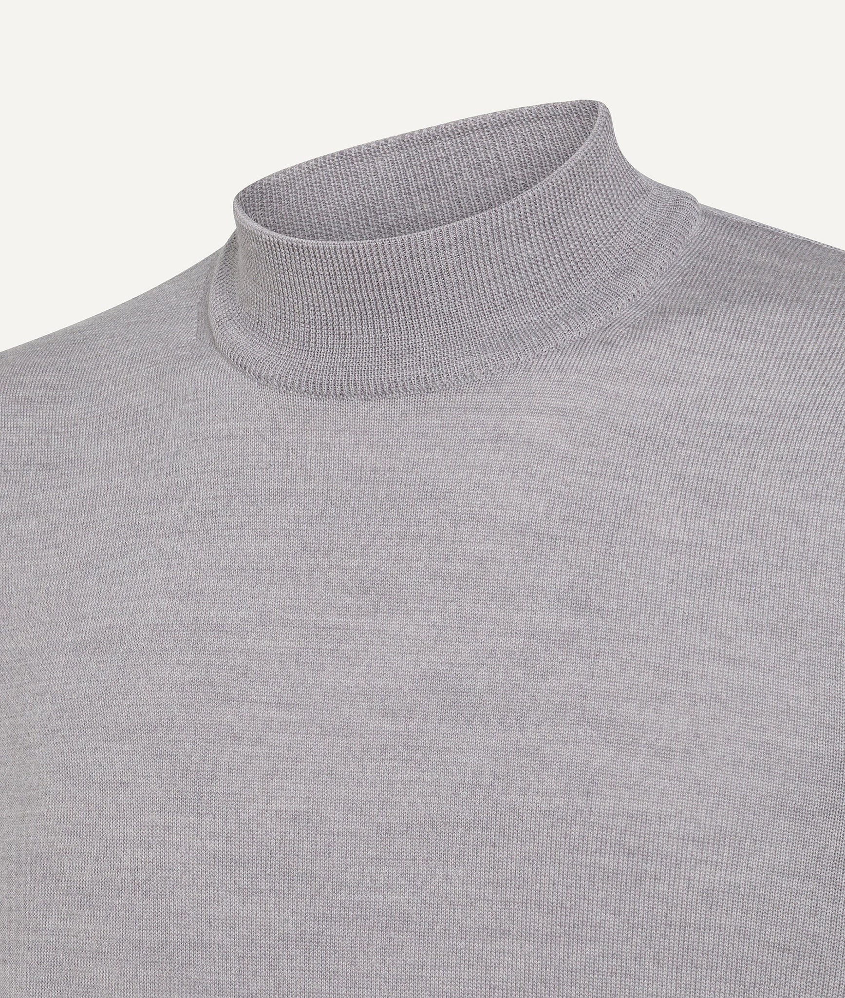 Mock Neck in Extrafine Merino Wool