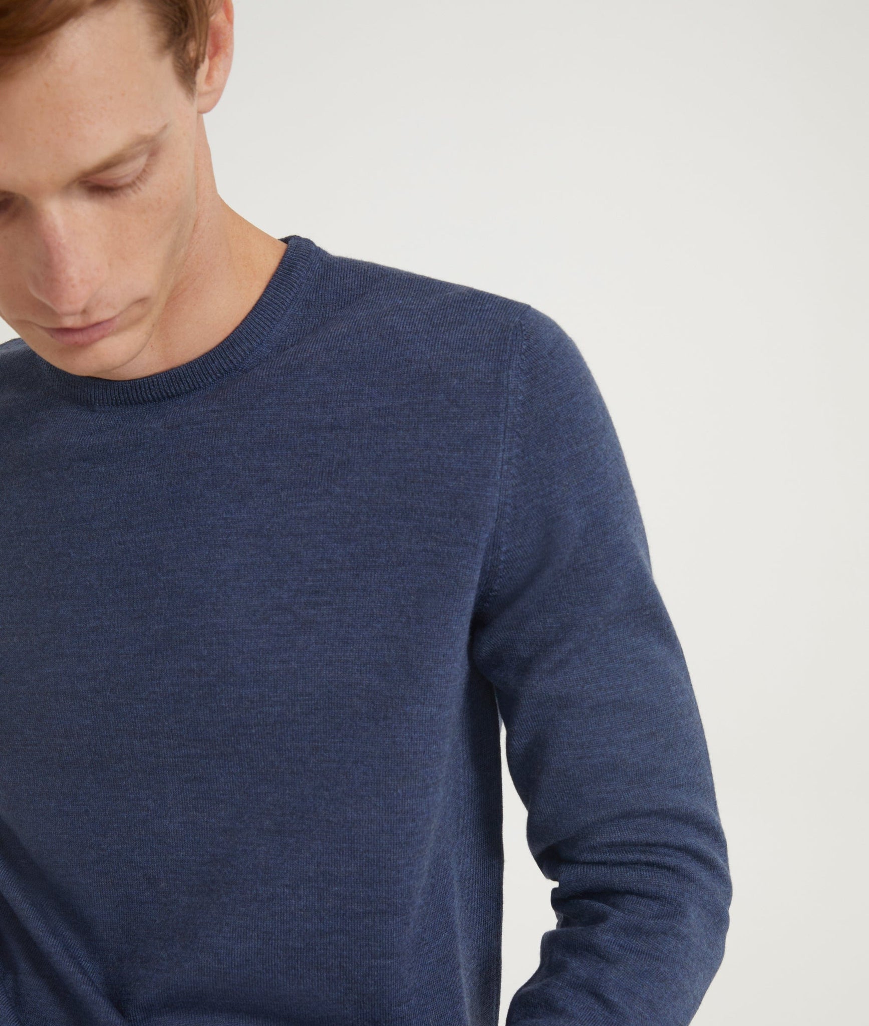 Roundneck Sweater in Merino Wool