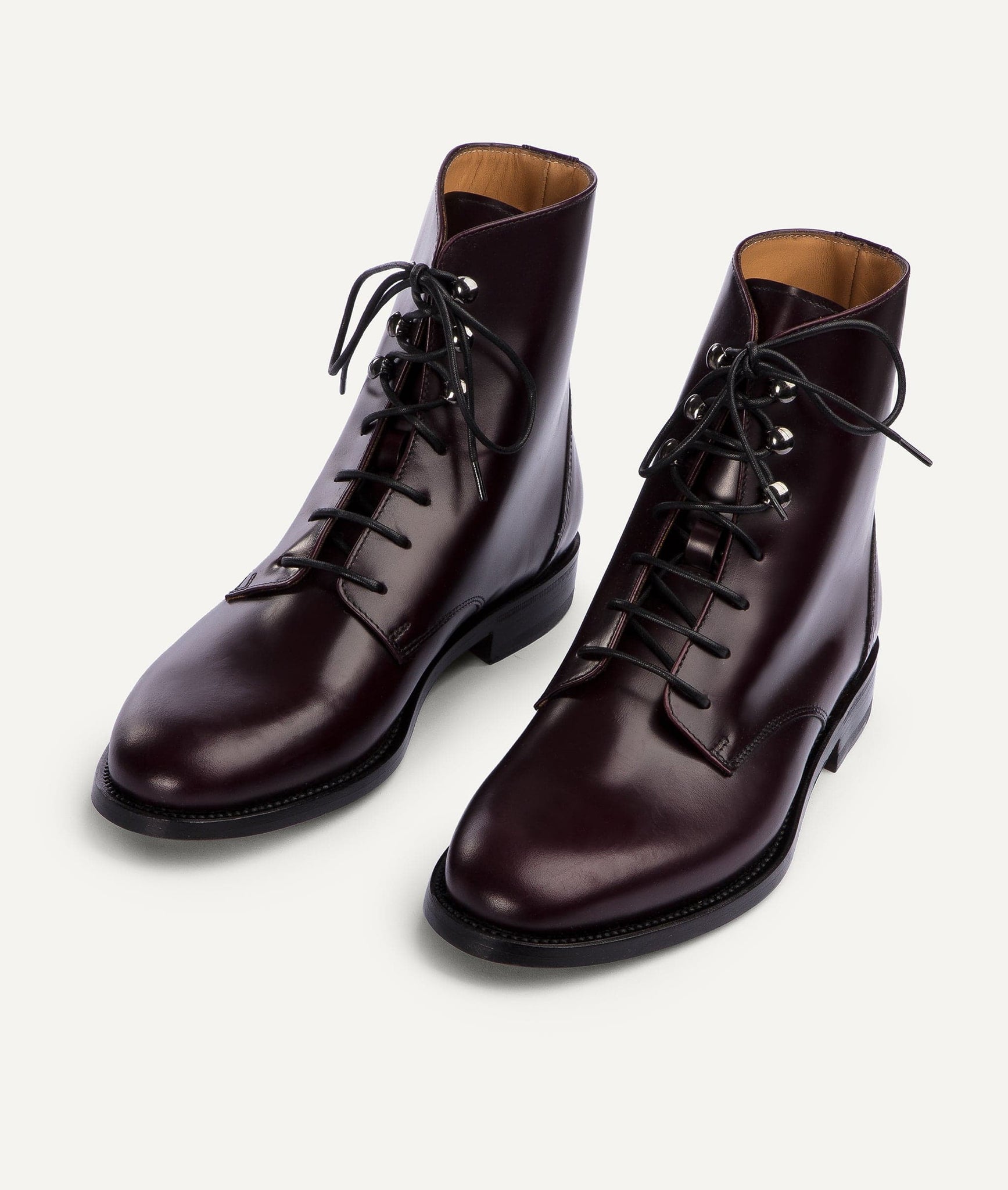 Lace-Up Boot in Calf Leather