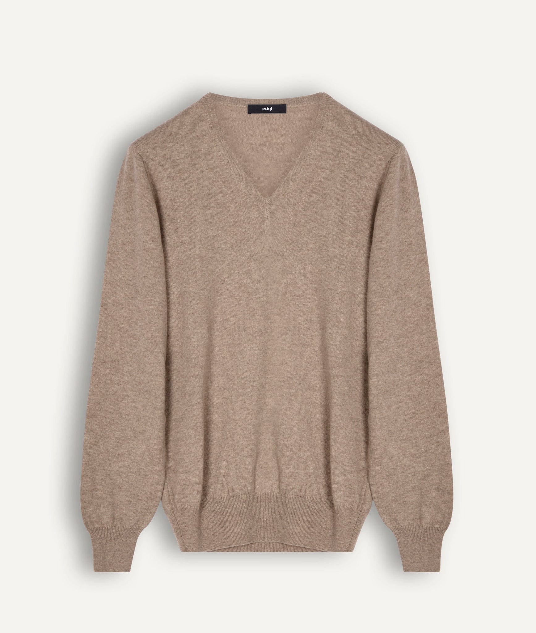 V Neck Sweater in Cashmere