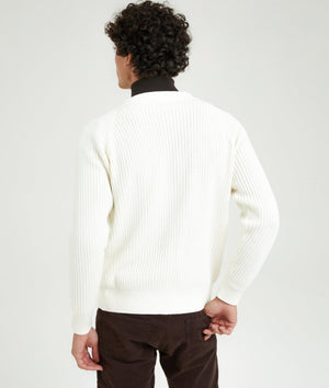 Ribbed Cardigan in Cashwool