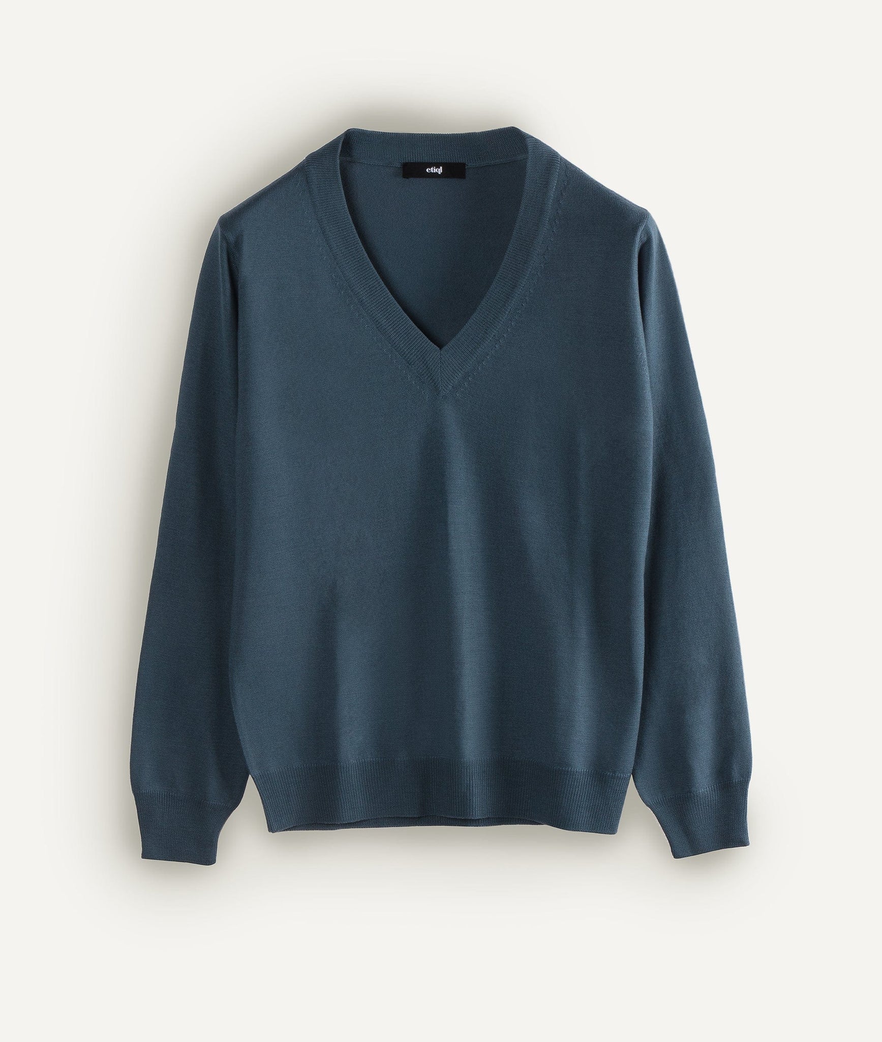 Deep V-Neck Sweater in Cashwool