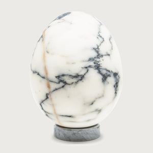 Decorative Egg in Paonazzo Marble